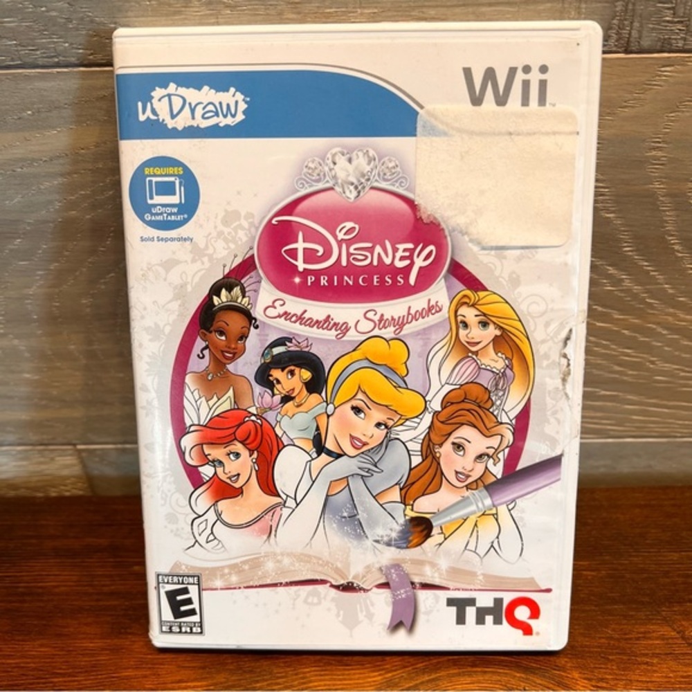 Disney Princess: Enchanting Storybooks (Nintendo Wii, uDraw‎ 2011) Complete